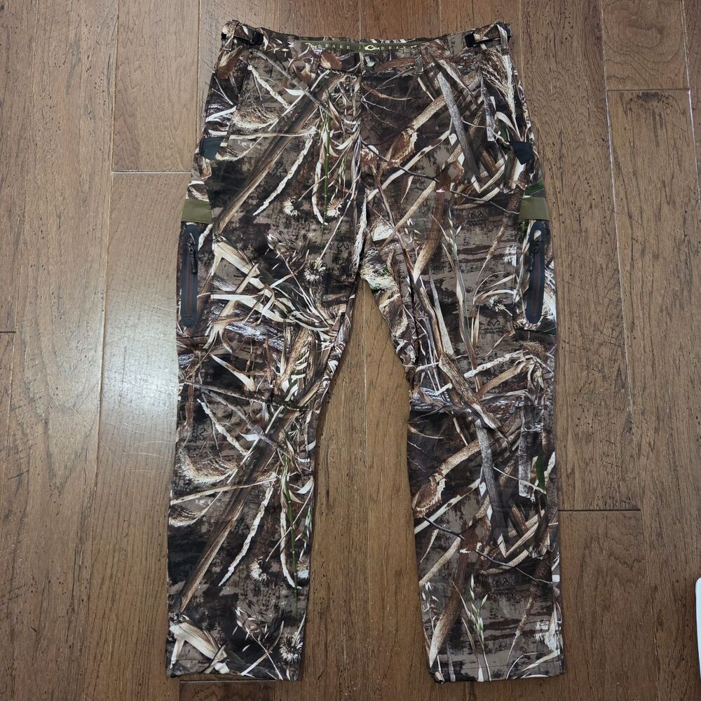 Drake Waterfowl Realtree DW1584 Camo XL Non Lined Hunting 38x32 42x32